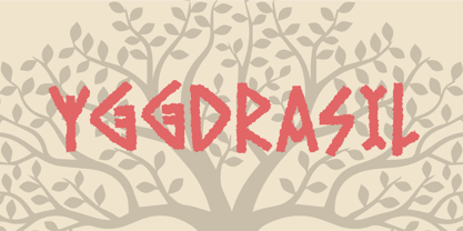 Yggdrasil Font Poster 1