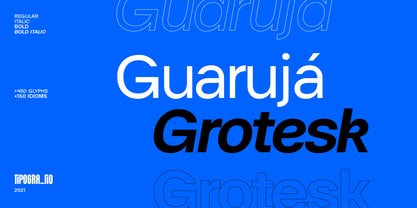 Guaruja Grotesk Font Poster 1