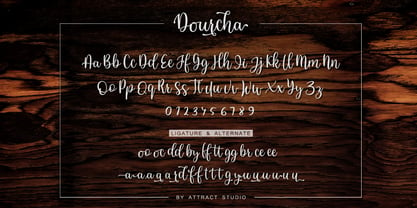Dourcha Font Poster 9
