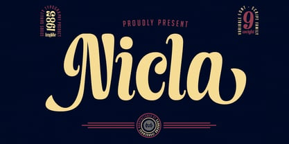 Nicla Font Poster 1