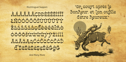 Western Bowner Font Poster 11