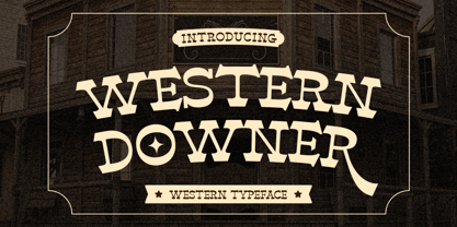 Western Bowner Font Poster 1