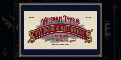 Houstonville Font Poster 3