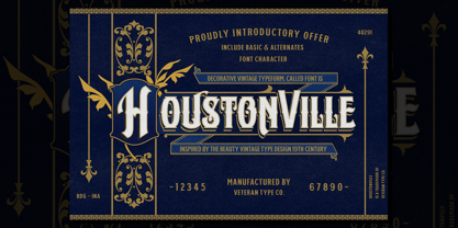 Houstonville Font Poster 1