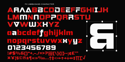 FX Ambasans Font Poster 10