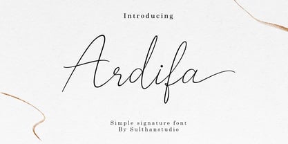 Ardifa Font Poster 1