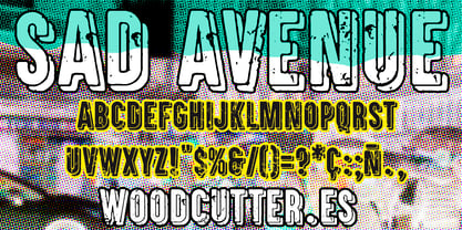 Sad Avenue Font Poster 3