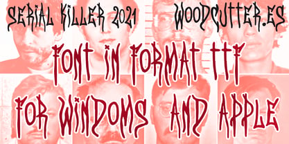 Serial Killer 2021 Font Poster 5