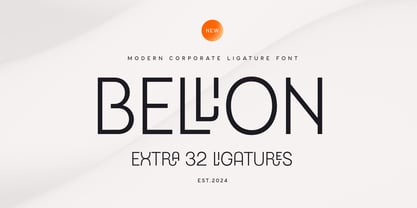 Bellion Font Poster 1