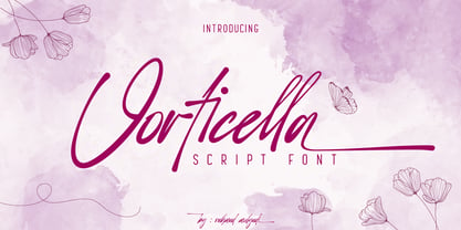 Vorticella Font Poster 1