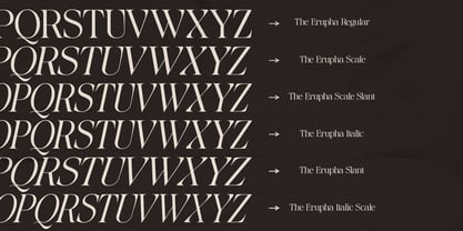 The Erupha Font Poster 11