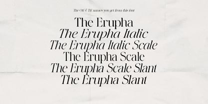 The Erupha Font Poster 10