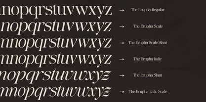 The Erupha Font Poster 12