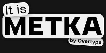 OT Metka Font Poster 1