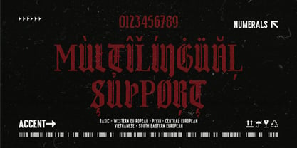 Dark brutal Font Poster 14