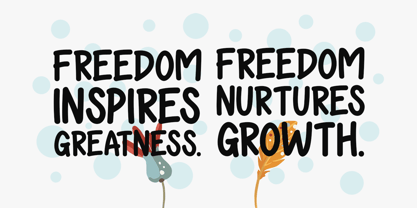 Embrace Freedom Font Poster 4