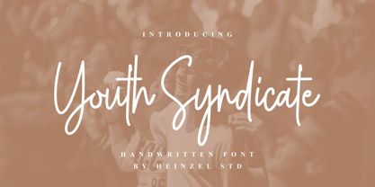Youth Syndicate Font Poster 1