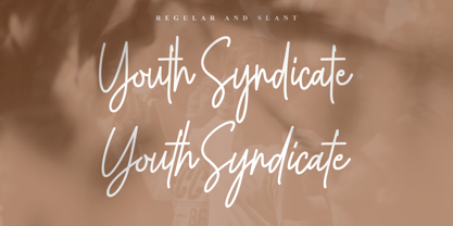 Youth Syndicate Font Poster 8