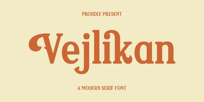 Vejlikan Font Poster 1