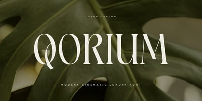 Qorium Font Poster 1