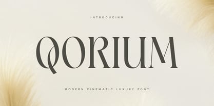 Qorium Font Poster 2