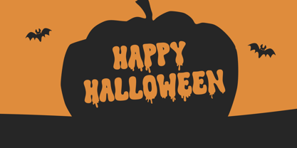 Monster Halloween Font Poster 2