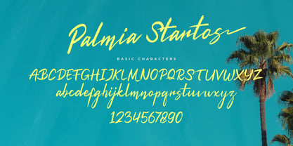 Palmia Startos Font Poster 13