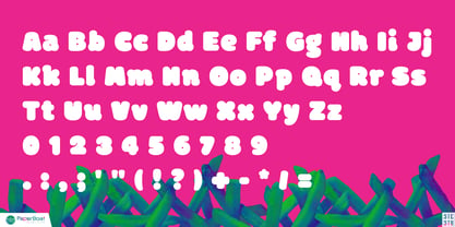 Heavyset Font Poster 3