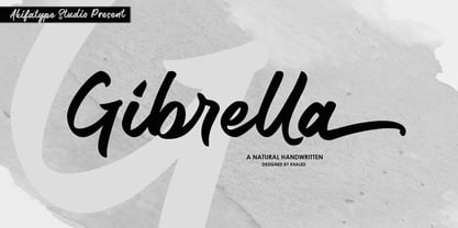 Gibrella Font Poster 1
