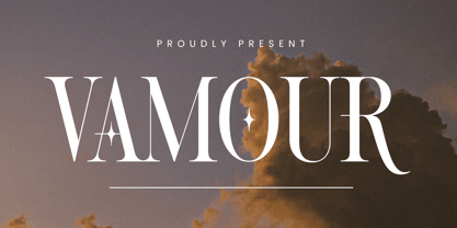 Vamour Font Poster 1