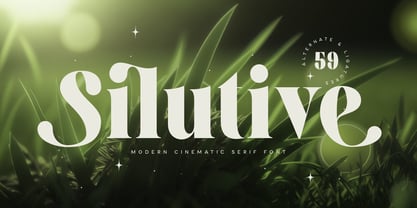 Silutive Font Poster 1