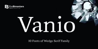 Vanio Font Poster 1