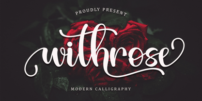 Withrose Font Poster 1