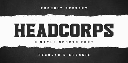 Headcorps Font Poster 1