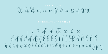 Charmelli Font Poster 13