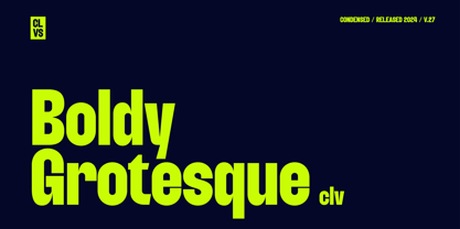 Boldy clv Font Poster 1