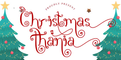 Christmas Thania Font Poster 1