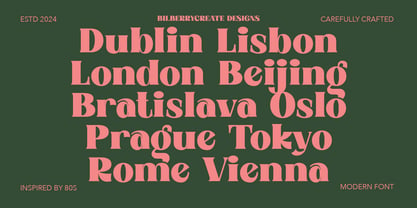 Cernica Font Poster 10