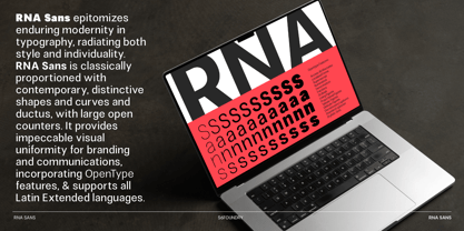 RNA Sans Font Poster 4