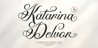 Katarina Delvor Font Poster 1