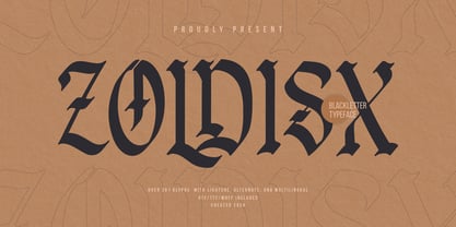 Zoldisx Font Poster 1