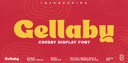 Gellaby Font Poster 1