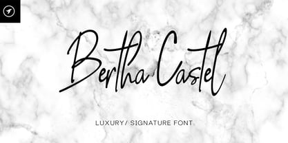 Bertha Castel Font Poster 1