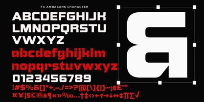 FX Ambasans Variable Font Poster 10