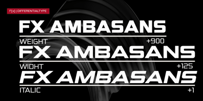 FX Ambasans Variable Font Poster 12