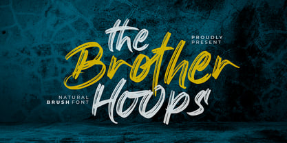 The Brother Hoops Font Poster 1