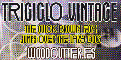 Triciclo Vintage Font Poster 2