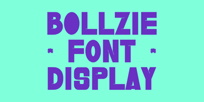 MC Bollzie Font Poster 1