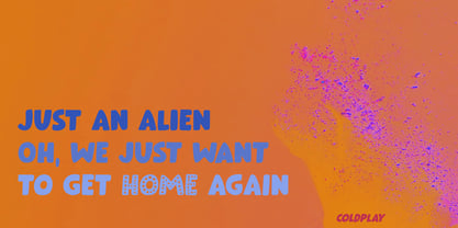 Alien Circus Font Poster 6