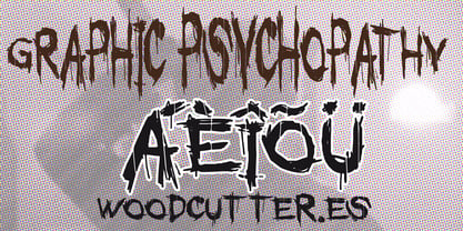 Psychopathie graphique Police Poster 5